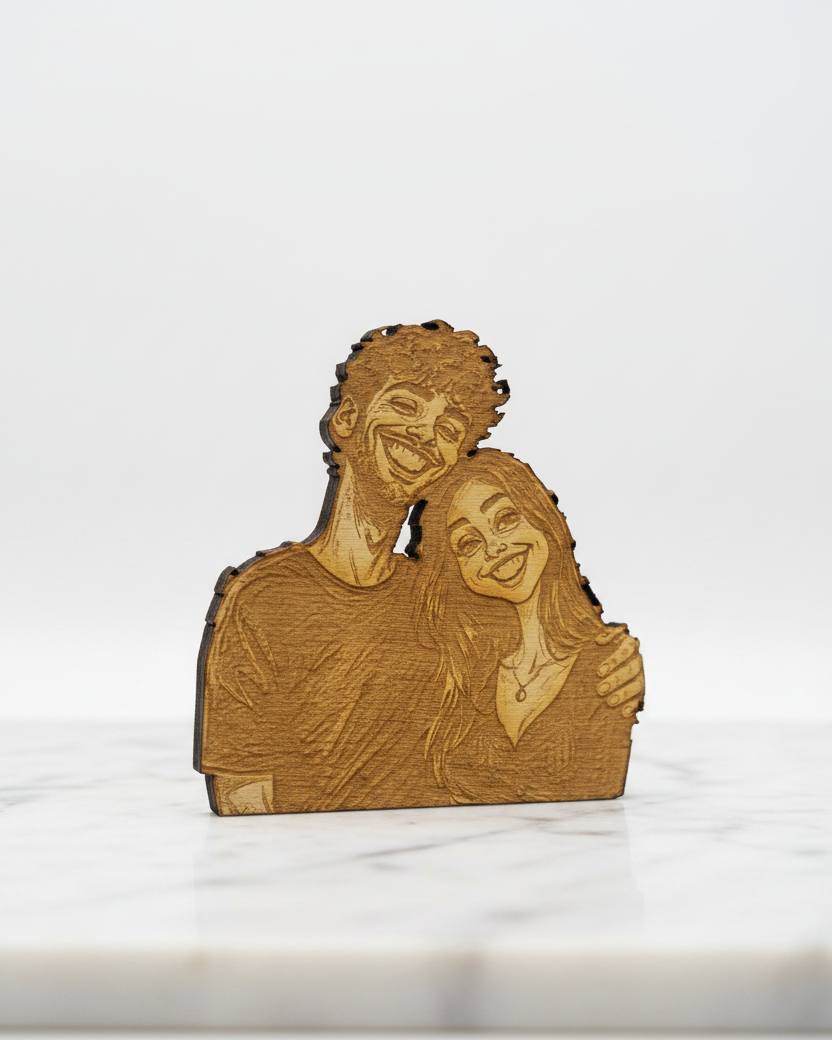 Caricature Cut-Out — Marble