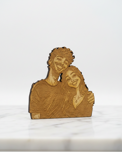 Caricature Cut-Out — Marble
