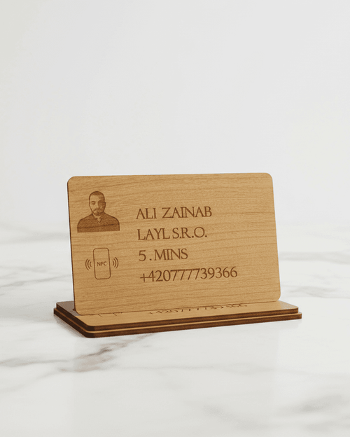 NFC Business Card — Marble